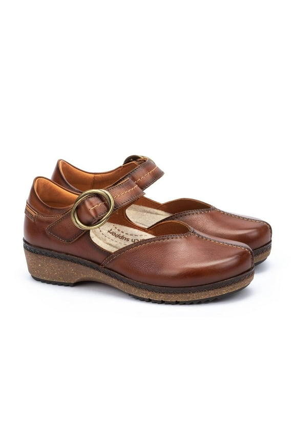 Women's Granada Mary Jane Cuero (leather brown) - W0W-4837-CUERO