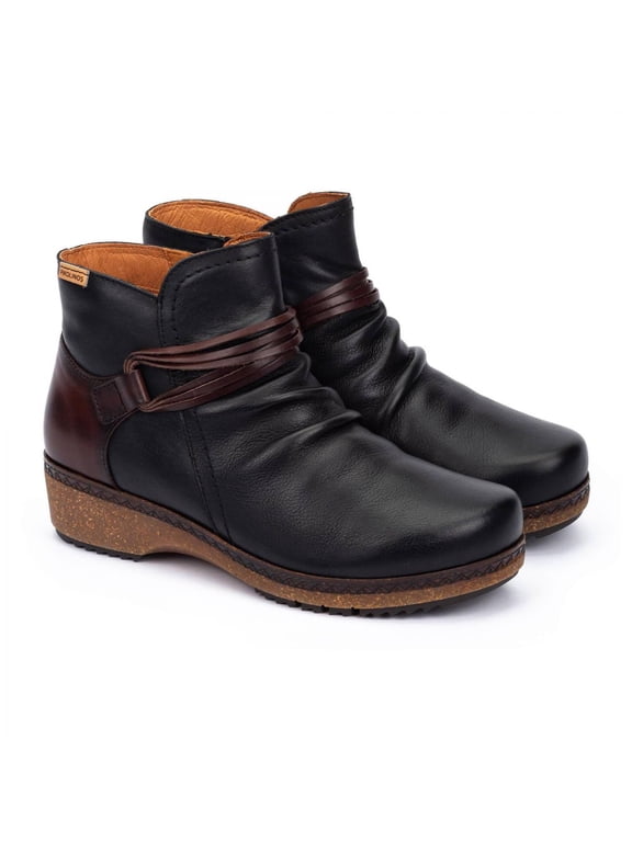 Women's Granada Ruched Ankle Boot Black - W0W-8980C1-000