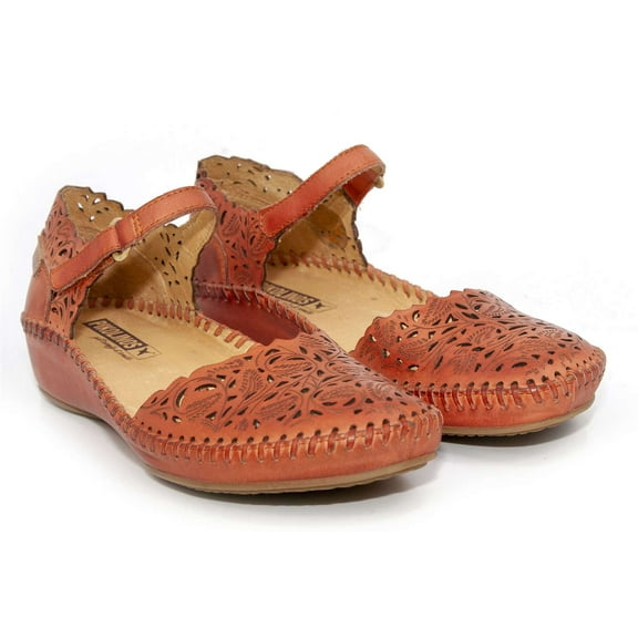 Pikolinos Women's Puerto Vallarta Mary Janes, Scarlet,9.5-10 M US