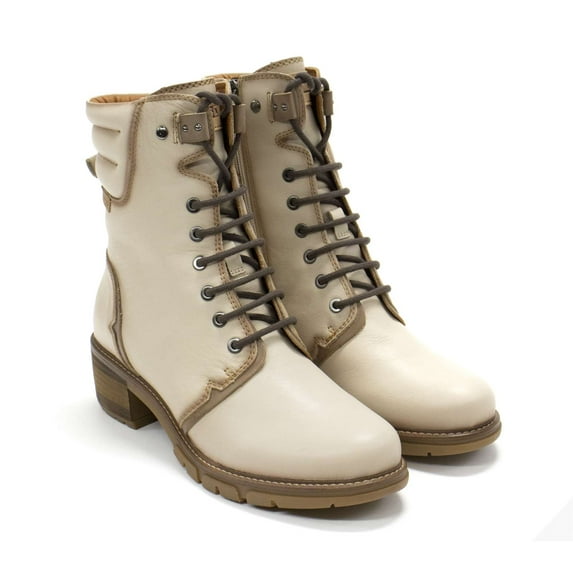 Pikolinos Women's San Sebastian Lace Up Ankle Boots, Marfil,11 M US
