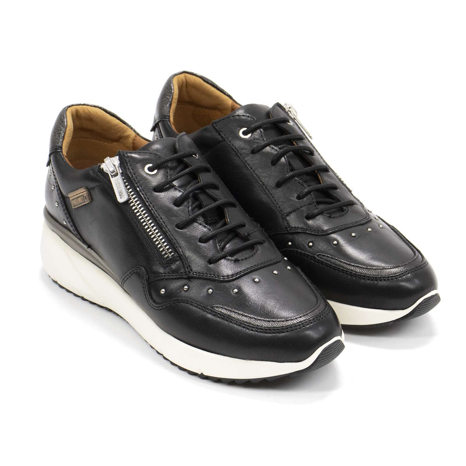 Pikolinos Women's Sella W6z Leather Trainers, Black,7 M US