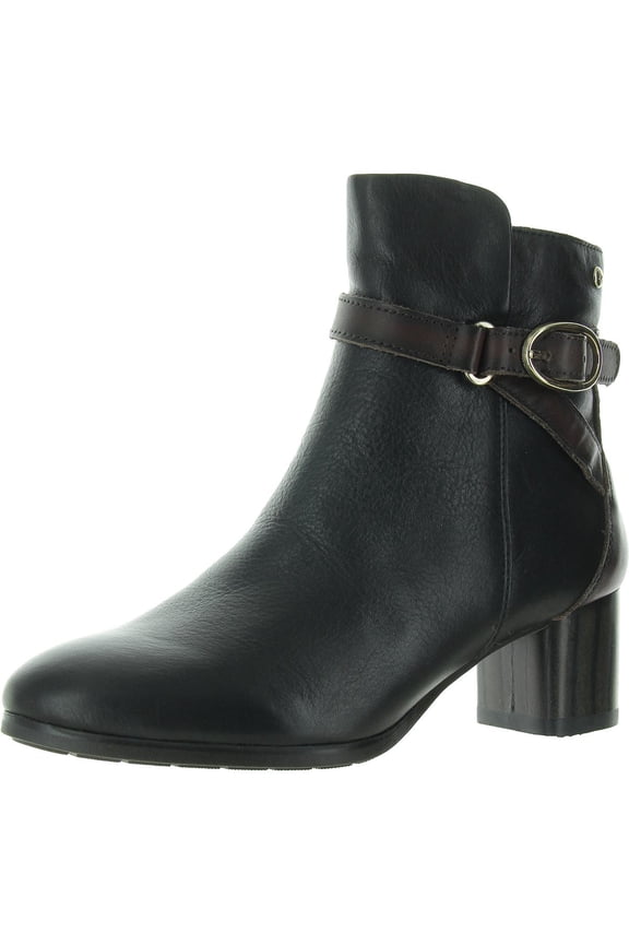 Womens Calafat W1Z Leather Heels Booties