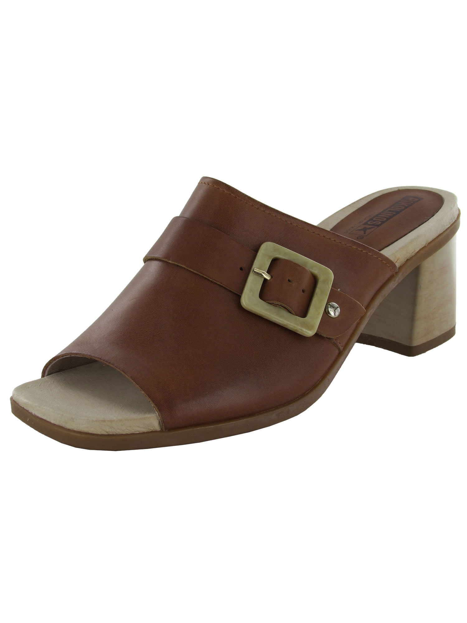 Pikolinos Women's Denia W2r Sandals - Calfskin Leather Adjustable Strap Sandals