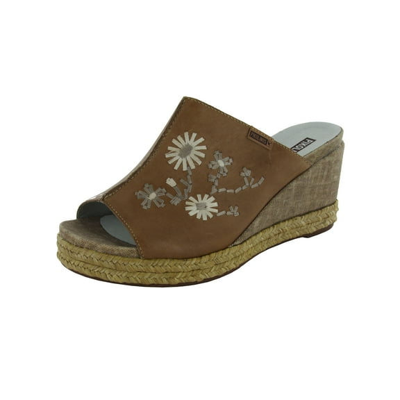 Pikolinos Womens Mojacar W7R-5803C1 Wedge Sandals, Ivory, 42 EU / 11.5-12 US