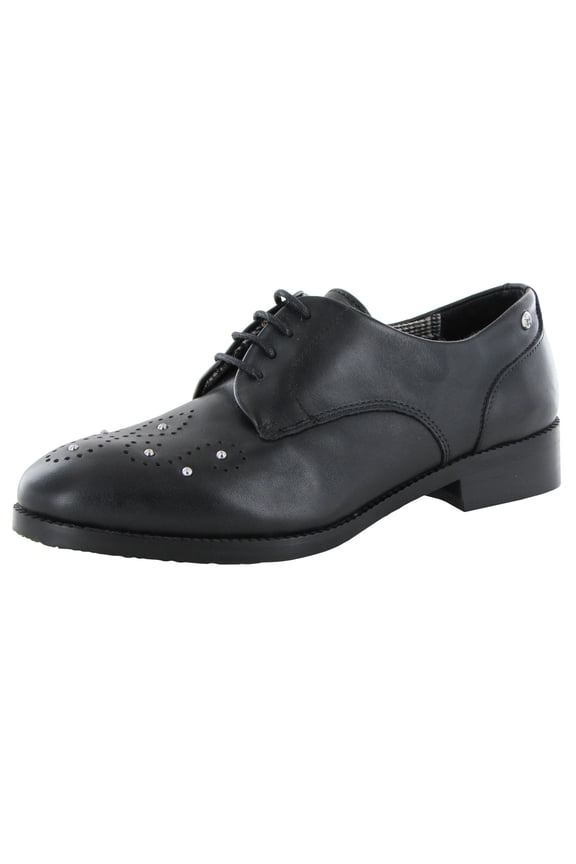 Womens Royal W4D-4722 Oxford Shoes, Black, 35 EU / 4.5-5 US
