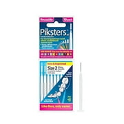 Piksters Interdental Brushes Reusable Size 2 White For Cleaning Between Teeth 10pcs/bag