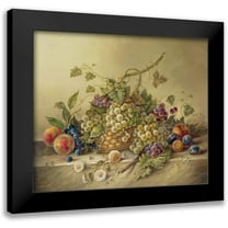 Pila 13x12 Black Modern Framed Museum Art Print Titled - SUMMER HARVEST II