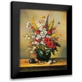 thumbnail image 1 of Pila 15x18 Black Modern Framed Museum Art Print Titled - BOUQUET MUNICH SCHOOL I, 1 of 5