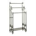 thumbnail image 1 of Pilaster Designs Bristol Metal Triple Towel Rack Organizer with Shelf in Pewter, 1 of 4
