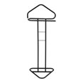 thumbnail image 1 of Pilaster Designs Fairview Traditional Metal Suit and Tie Valet Stand in Black, 1 of 3