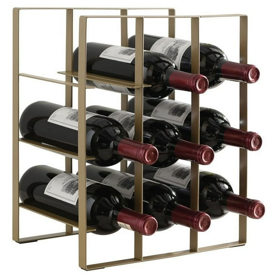 Pilaster Designs Naperville 6-bottle Metal Countertop Wine Rack in Copper