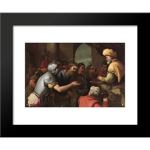 Pilate Washing His Hands 20x24 Framed Art Print by Luca Giordano