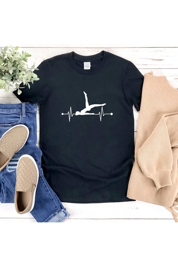 Pilateover S1Hirt, PilaT1EEartbeat, Pilates TeaC1her Gift, Pilate