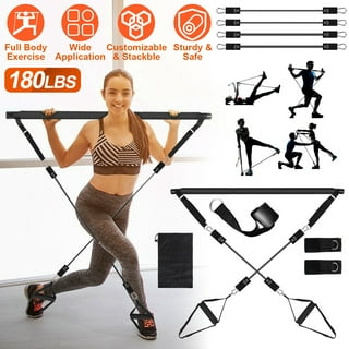  MYL Fitness Multifunctional Pilates Bar Kit with Resistance  Bands - 6 Resistance Bands (15, 20, 25 LB) Portable Gym Equipment - Home,  Office & Travel Workout Equipment for Women and Men : Sports & Outdoors