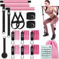 thumbnail image 1 of Pilates Bar Kit with Resistance Bands,Pilates Bar with Stackable Bands Workout Equipment for Legs,Hip,Waist and Arm,Exercise Fitness Equipment for Women & Men Home Gym Yoga Pilates, 1 of 10