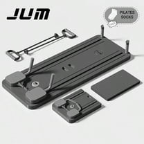 Pilates Board - Foldable 5 in 1 Multi-Purpose Home Pilates Reformer Set with Resistance Bands