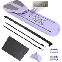 Pilates Board Foldable Pilates Reformer, 12-in-1 Multifunctional Portable Pilates Reformer Set