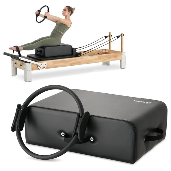 Pliates Kit Pilates Box for Reformer, Pilates Reformer Accessories with Pilates ...
