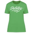 thumbnail image 1 of Pilates Calligraphy T-Shirt Women -Image by Shutterstock, Female x-Large, 1 of 2
