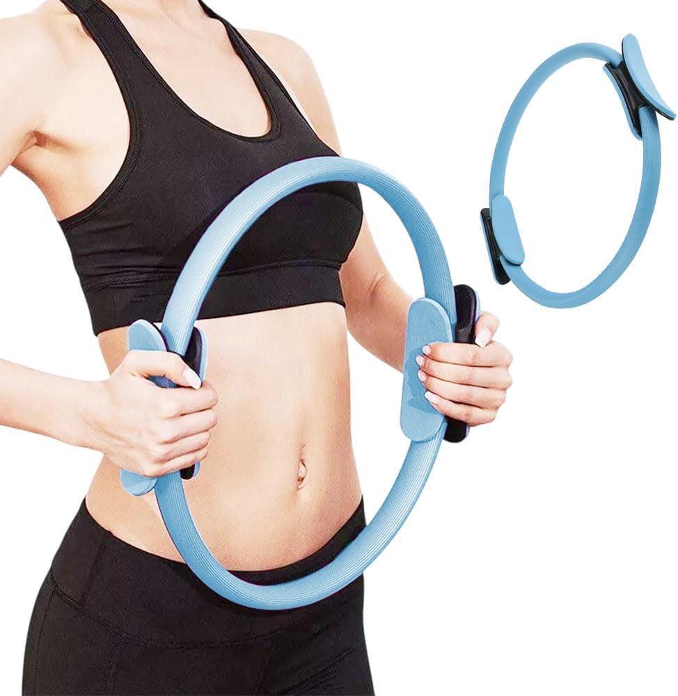 14" Pilates Ring / Magic Circle | Fitness Exercise Ring For Toning Thighs, Arms, Core - Yoga & Pilates Equipment