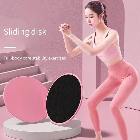 Pilates Core Sliders, 2 Pack Exercise Gliding Discs for Home Gym Abdominal Training and Fitness Workout