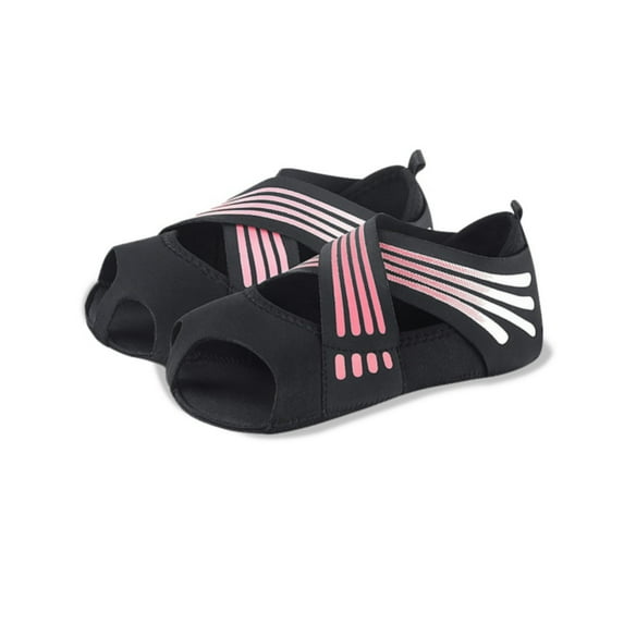 Pilates Dance Socks Five Toe Backless Fitness Accessories Yoga Fitness Socks Anti-Skid Pilates Socks Soft Indoor Non-slip Yoga Shoes Anti-skid Gym Socks