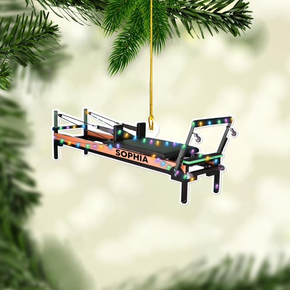 Pilates Equipment Ornament 2025 Pilates Equipment Hanging Ornaments Pilates Core Set Ornament Pilates Studio Ornaments for Christmas Tree Pilates Machine Ornament Gift for Pilates Lovers (PE19) - 3300