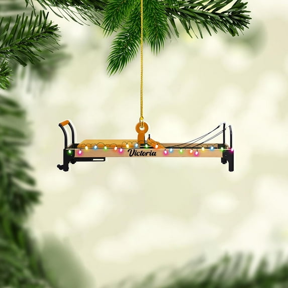 Pilates Equipment Ornament 2025 Pilates Equipment Hanging Ornaments Pilates Core Set Ornament Pilates Studio Ornaments for Christmas Tree Pilates Machine Ornament Gift for Pilates Lovers (PE25) - 3304