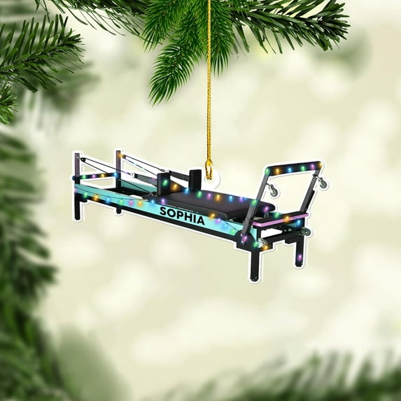 Pilates Equipment Ornament 2025 Pilates Equipment Hanging Ornaments Pilates Core Set Ornament Pilates Studio Ornaments for Christmas Tree Pilates Machine Ornament Gift for Pilates Lovers (PE19) - 3300