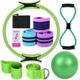 thumbnail image 1 of Pilates Essentials Kit for Women,Better Me Pilates Essentials kit for Women,Booty Bands for Working Out Glutes Yoga Ball 25cm Figure 8 Resistance Band Yoga Bands for Stretching, 1 of 7