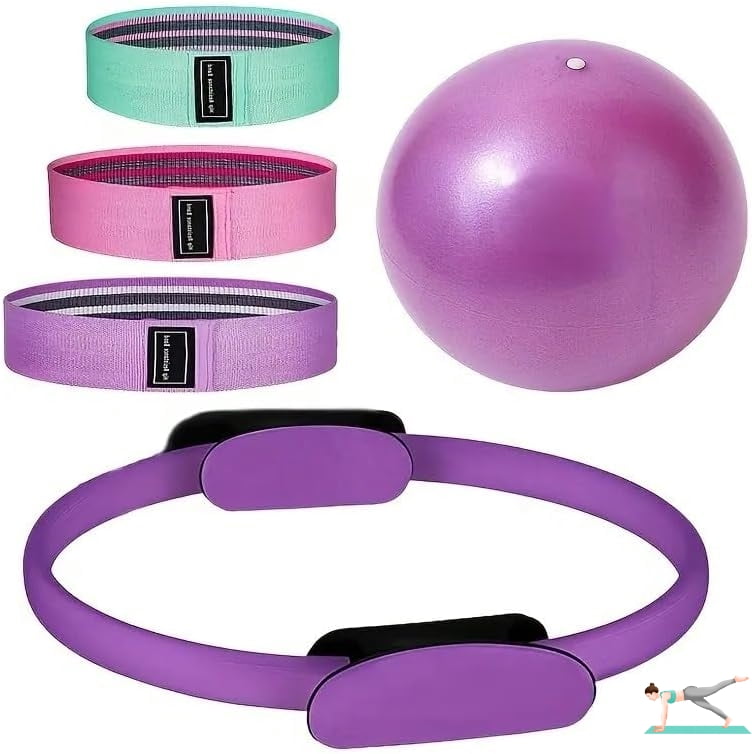 Kit Pilates Essentials Pour Femme - Yoga à Domicile - NEUF Fabriqué USA