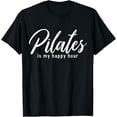 thumbnail image 1 of Pilates Gifts T-ShirtMen and women, Black T-shirt, size: Extra large, 1 of 4