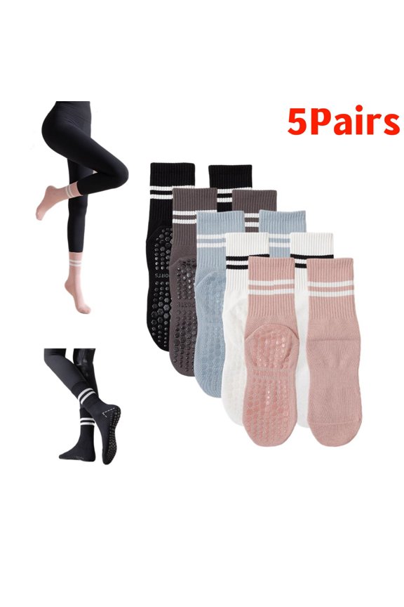 Pilates Grip Socks,Grip Socks For Women Pilates,Sticky Socks For Pilates,Grip Yoga Barre Socks With Grips For Women