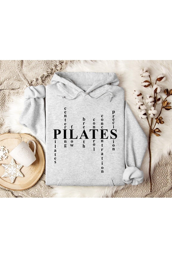 Pilates Hoodie, Pilates Principles Hoodie, Cute Yoga Hoodie, Pilates Lover, Cool Pilates Hoodie, Fitness Hoodie, Pilates Reformer Hoodie, F4897