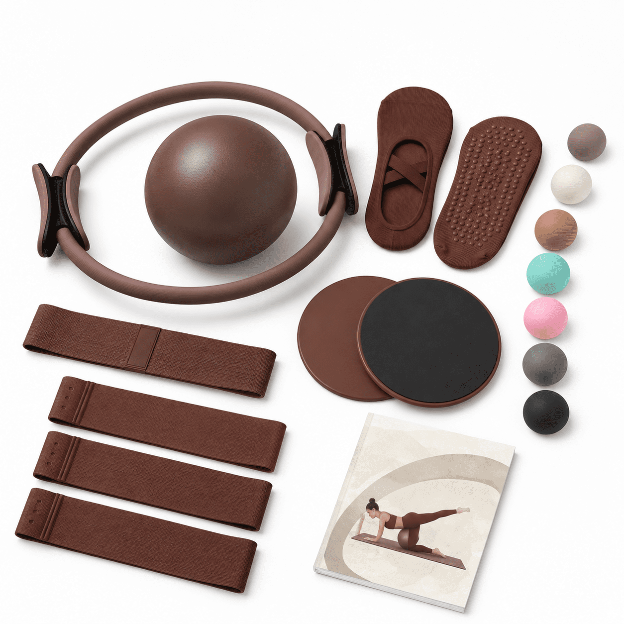 Pliates Kit Pilates Kit | Set For Home Workouts Accessories & Guide - Walmart.com