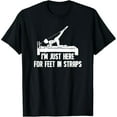 thumbnail image 1 of Pilates Reformer Feet In Straps Funny Workout Quote Women Short Sleeve T-Shirt, 1 of 6