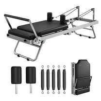 Pilates Reformer Machine, Foldable Pilates Machine Equipment Up to 450LBS, Pilates Equipment for Home Workout