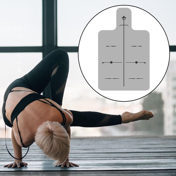Pilates Reformer Mat Sweat Absorbing Anti Slip Soft 24Inx39in Thick Professional Portable Suede Fitness Lightweight Pilates Mat for Reformer Style H