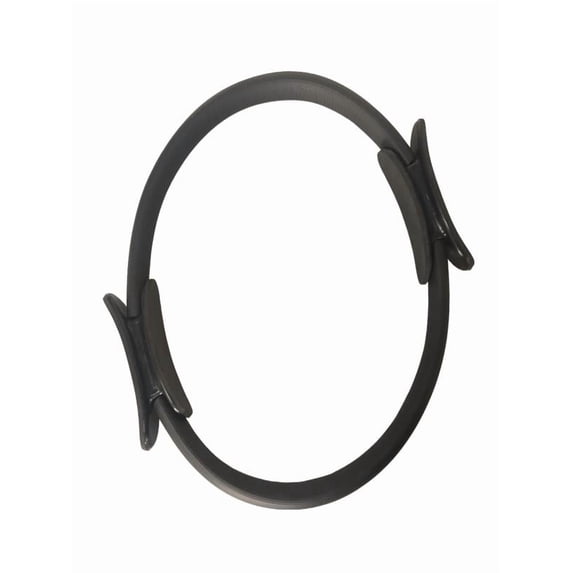Pilates Ring, 15" Padded - Handle Lightweight Non - Slip Pilates Equipment, Full - Body Toning Fitness Circle for Arms, Thighs & Core,Black