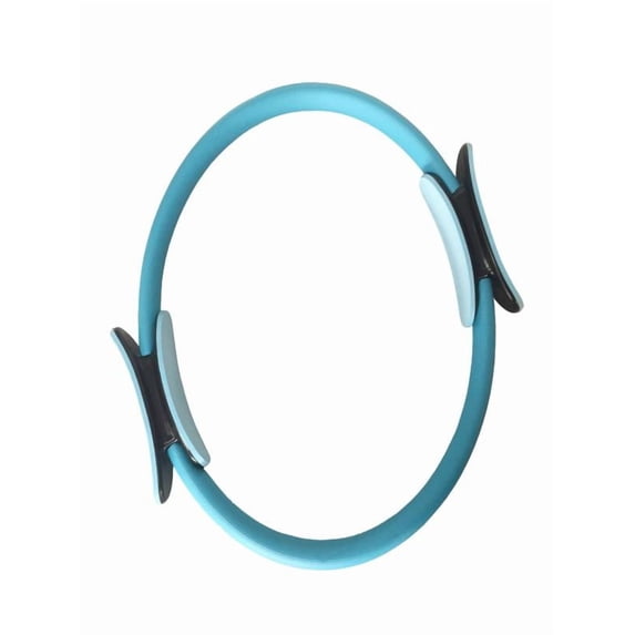 Pilates Ring, 15" Padded - Handle Lightweight Non - Pilates Equipment, Full - Body Toning Fitness Circle for Arms, Thighs & Core,Blue