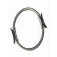 thumbnail image 1 of Pilates Ring, 15" Padded - Handle Lightweight Non - Pilates Equipment, Full - Body Toning Fitness Circle for Arms, Thighs & Core,Grey, 1 of 7