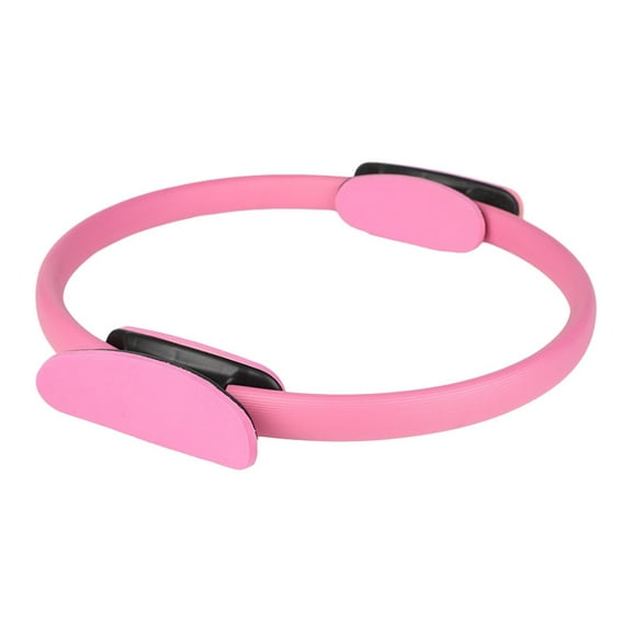 Pilates Ring Fitness Circle, Best Home Workout Equipment for Thigh/Legs, Arms and Core, Pilates Reformer Ring for Men and Women, Pink Ring
