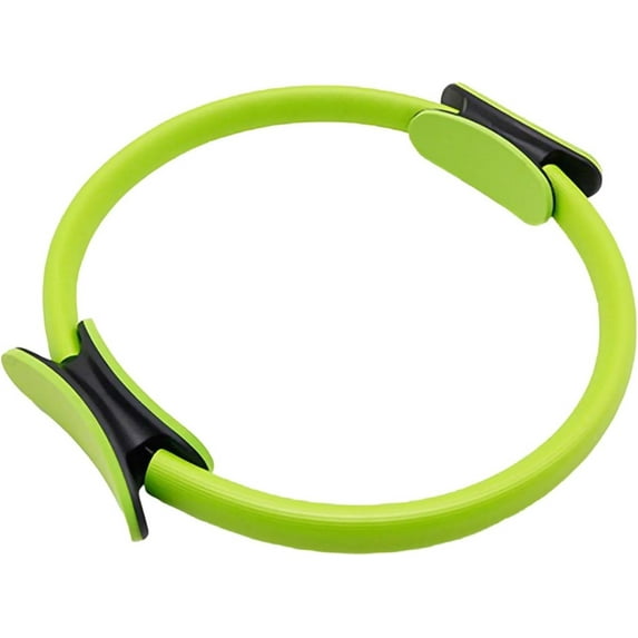 Pilates Ring, Pilates Circle Ring, 14.96" Yoga Rings Circle with Dual Padded Handles for Toning Arms, Thighs/Legs & Core, Home Exercise Equipment for Strength Training and Flexibility