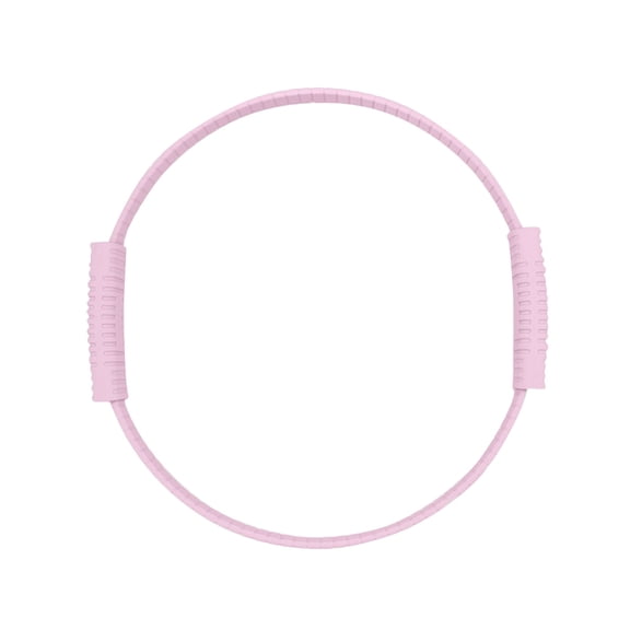 Pilates Ring Yoga Pilates Exercise Accessory with 2 Fixed Rings & 2 Resistance Bands - Pink, for Home Gym, Yoga Studio, Pilates Workouts - Target Users: Fitness Enthusiasts, Yoga Practitioners
