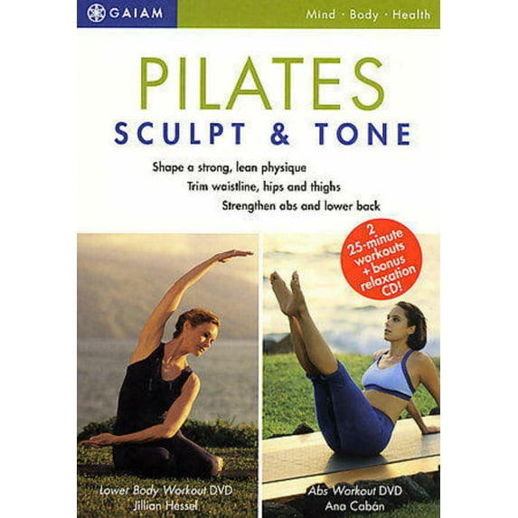 Pilates Sculpt & Tone: Lower Body Workout / Abs Workout (DVD, 2-Disc Set) NEW