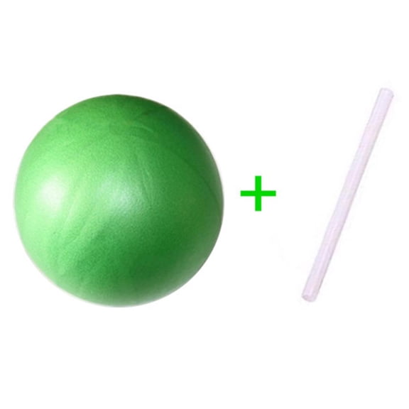 Pilates Small Exercise Ball, 9.85 Workout Ball, for Yoga, Core Training, Physical Therapy, Balance, Stability and Stretching Pilates Equipment with Inflation Straw