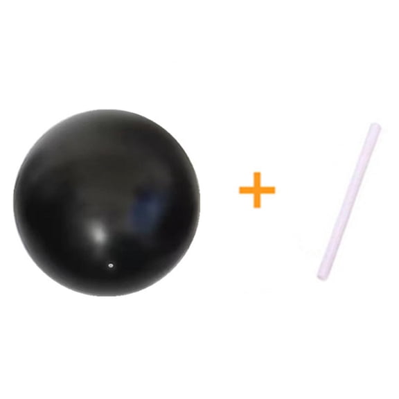 Pilates Small Exercise Ball, 9.85 Workout Ball, for Yoga, Core Training, Physical Therapy, Balance, Stability and Stretching Pilates Equipment with Inflation Straw