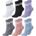 thumbnail image 1 of Exceptional Pilates Socks with Grips for Women - Non Slip Yoga Crew Socks, Barre Gifts, 1 of 4