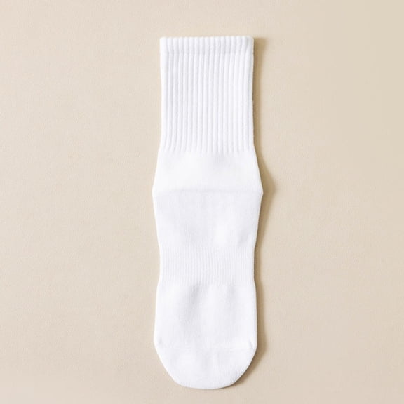 Pilates Socks With Grips For Women Non Slip Yoga Athletic Ballet Barre Dance Workout Crew Socks