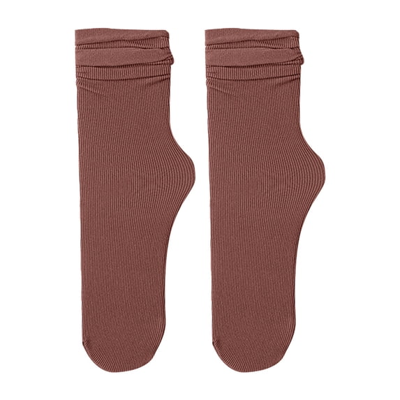 Pilates Socks Women Spring Autumn Simple Ice Silk Solid Mid Tube Socks Mens Womens Socks Compression Socks Men